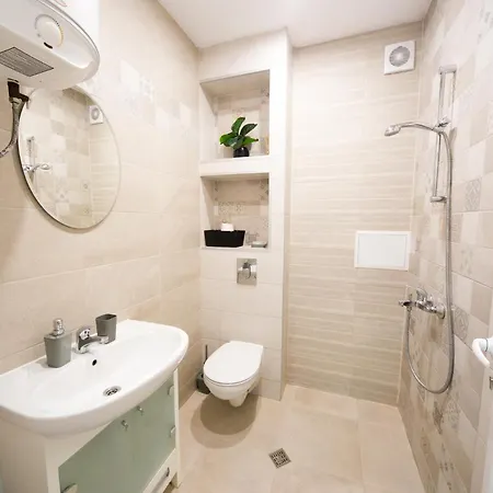 公寓 Aleks Sunrise -top Center ,sea Garden 布尔加斯